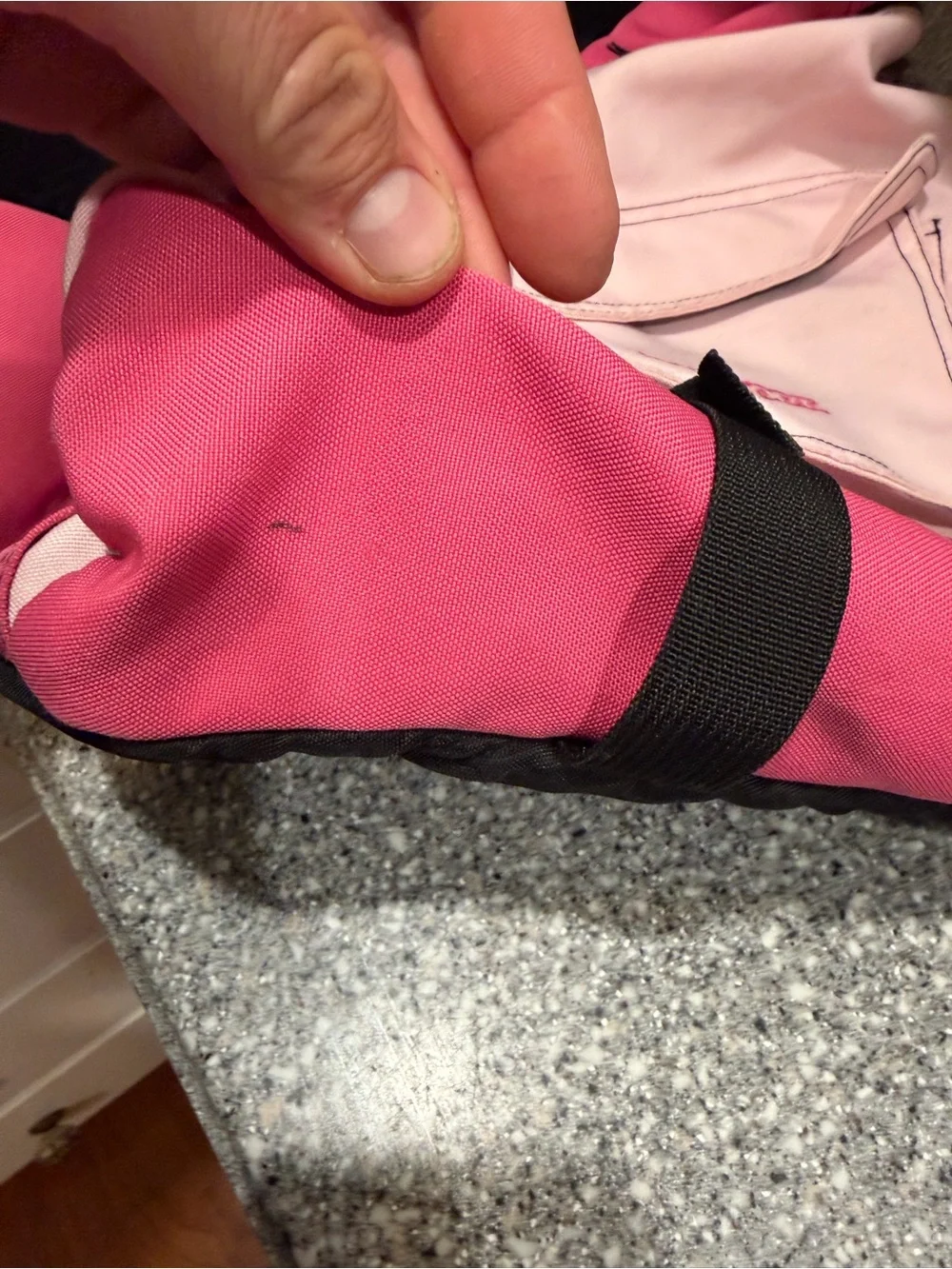 Vintage Jansport Backpack Crossbody Sling Pink/Black Gorpcore 90s/Y2K